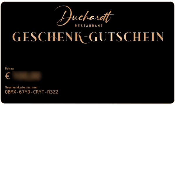 Restaurant Duchardt Geschenk-Gutschein