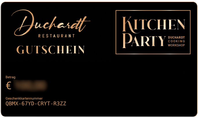 Duchardt Geschenk-Gutschein Kochevent "Kitchen Party"