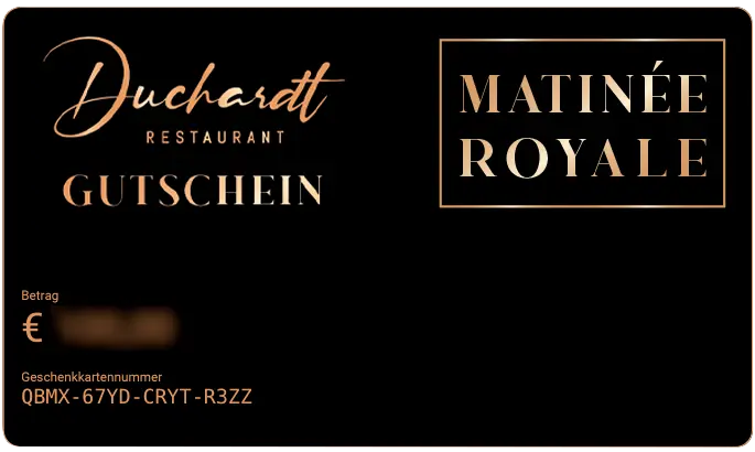 Geschenkgutschein Matinée Royale